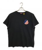 MONCLER GENIUSモンクレール ジーニアス）の古着「トリコロール デカ ワッペン Tシャツ」｜ネイビー