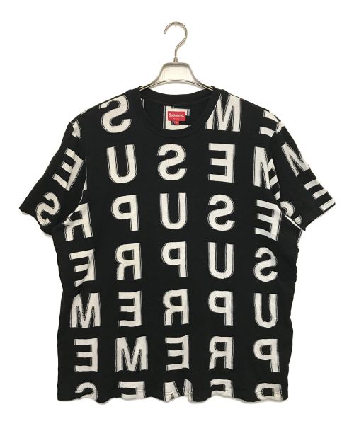 SUPREME（シュプリーム）Supreme (シュプリーム) intarsia S/S TOP ブラック サイズ:XLの古着・服飾アイテム