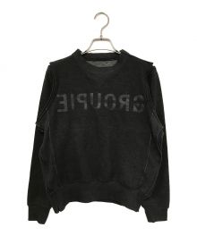 UNDERCOVER（アンダーカバー）の古着「Modular Groupie Sweatshirt」｜ブラック