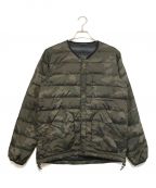 NANGA×URBAN RESEARCHナンガ×アーバンリサーチ）の古着「INNER DOWN CARDIGAN」｜カーキ