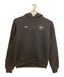 F.C.R.B.（エフシーアールビー）の古着「BIG LOGO TEAM SWEAT HOODIE」｜ブラック