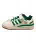 adidas (アディダス) FORUM LOW lzg52 ホワイト×グリーン サイズ:23.5：6000円