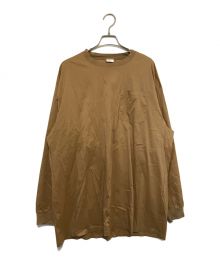 yuan（ユアン）の古着「wind shut long sleeve tee」｜ブラウン