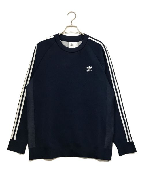 adidas（アディダス）adidas (アディダス) スウェット ネイビー サイズ:Lの古着・服飾アイテム