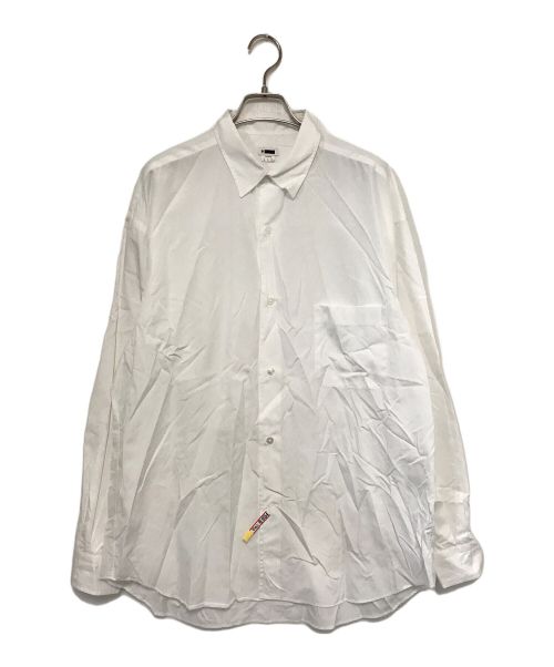 H BEAUTY&YOUTH（エイチ ビューティー&ユース）H BEAUTY&YOUTH (エイチ ビューティー&ユース) BALLOON SLEEVE REGULAR COLLAR SHIRT ホワイト サイズ:Ⅼの古着・服飾アイテム