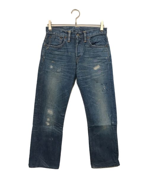 RRL（ダブルアールエル）RRL (ダブルアールエル) LOW STRAIGHT  FIT JEAN / ロー ストレート フィット ジーン インディゴ サイズ:W28 L30の古着・服飾アイテム