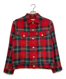 COMME des GARCONS JUNYA WATANABE MAN×LEVI'S（コム デ ギャルソン ジュンヤ ワタナベ マン×リーバイス）の古着「トラッカージャケット」｜レッド