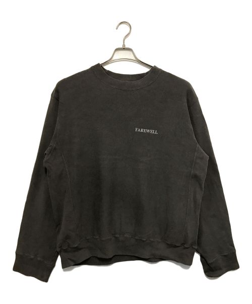 fujimoto（フジモト）Fujimoto (フジモト) over dyed sweatshirt with CRS ブラウン サイズ:2の古着・服飾アイテム