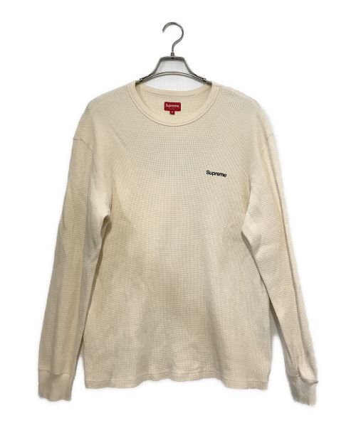 SUPREME（シュプリーム）SUPREME (シュプリーム) HQ Waffle Thermal ベージュ サイズ:Mの古着・服飾アイテム