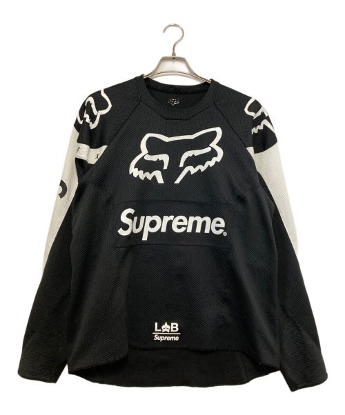 SUPREME（シュプリーム）SUPREME (シュプリーム) Fox Racing Moto Jersey Top ブラック サイズ:Mの古着・服飾アイテム