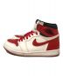 NIKE (ナイキ) AIR JORDAN 1 RETRO HIGH OG ホワイト×レッド サイズ:27㎝：9000円