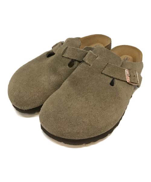 BIRKENSTOCK（ビルケンシュトック）BIRKENSTOCK (ビルケンシュトック) BOSTONスウェードシューズ ベージュ サイズ:22.5cmの古着・服飾アイテム