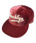 New Era（ニューエラ）の古着「BROOKLYN DODGERSカラーベロアキャップ」｜レッド