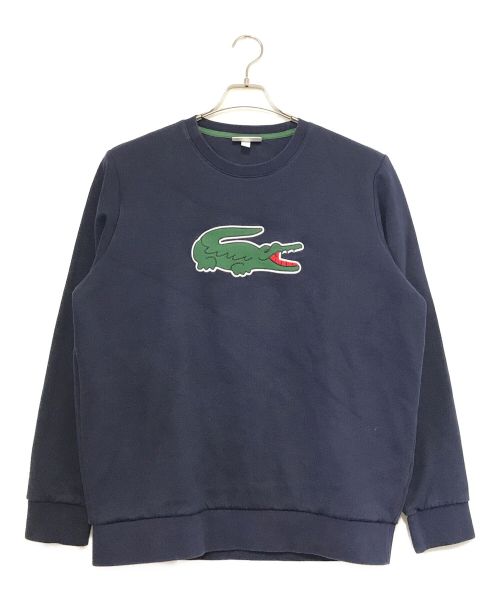 LACOSTE（ラコステ）LACOSTE (ラコステ) ロゴスウェット ネイビー サイズ:Ⅼの古着・服飾アイテム