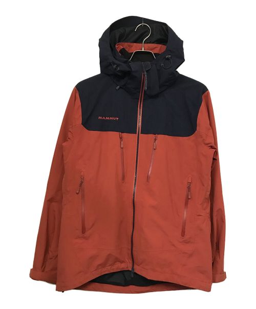 MAMMUT（マムート）MAMMUT (マムート) GORE-TEX Trovat Jacket ネイビー×オレンジ サイズ:Sの古着・服飾アイテム