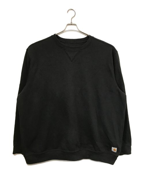 CarHartt（カーハート）CarHartt (カーハート) クルーネックスウェット ブラック サイズ:3XLの古着・服飾アイテム