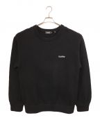 X-LARGEエクストララージ）の古着「STANDARD LOGO KNIT」｜ブラック