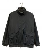 DESCENTE PAUSEデサントポーズ）の古着「STAND COLLAR ZIP UP BLOUSON」｜ブラック