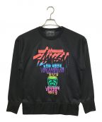 stussyステューシー）の古着「ワールドツアーカットソー」｜ブラック