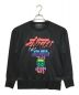 stussy（ステューシー）の古着「ワールドツアーカットソー」｜ブラック