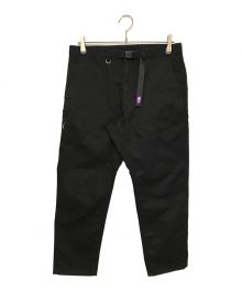 THE NORTHFACE PURPLELABEL（ザ・ノースフェイス パープルレーベル）の古着「Stretch Twill Tapered Pants」｜ブラック