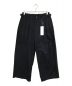 My Beautiful Landlet（マイビューティフルランドレット）の古着「MILITARY CLOTH TUCK WIDE PANTS」｜ネイビー