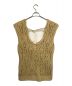 Eaphi (エフィ) U NECK LEAF PATTERN KNIT VEST ブラウン サイズ:F：6000円