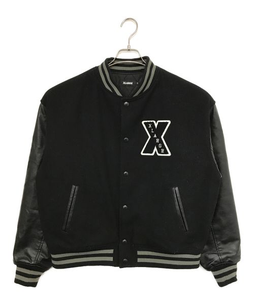 X-LARGE（エクストララージ）X-LARGE (エクストララージ) OG VARSITY JACKET ブラック サイズ:Mの古着・服飾アイテム