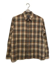 PENDLETON（ペンドルトン）の古着「ウールチェックシャツ」｜ネイビー×ベージュ