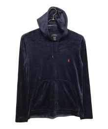 POLO RALPH LAUREN（ポロ・ラルフローレン）の古着「ベロアパーカー」｜ネイビー