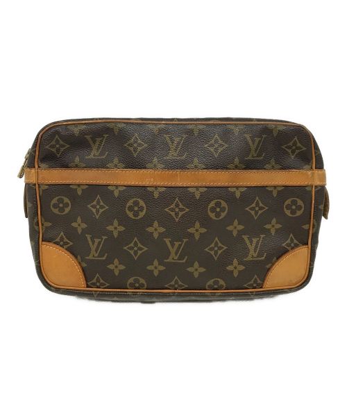 LOUIS VUITTON（ルイ ヴィトン）LOUIS VUITTON (ルイ ヴィトン) コンピエーニュ28クラッチバック ブラウンの古着・服飾アイテム