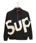 SUPREMEシュプリーム）の古着「Half Zip Pullover」｜ブラック