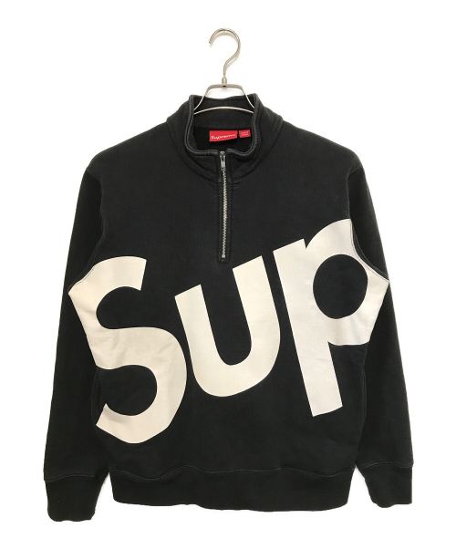 SUPREME（シュプリーム）SUPREME (シュプリーム) Half Zip Pullover ブラック サイズ:Ⅼの古着・服飾アイテム