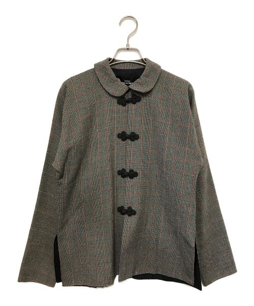 tricot COMME des GARCONS（トリココムデギャルソン）tricot COMME des GARCONS (トリココムデギャルソン) チャイナジャケット グレー サイズ:Mの古着・服飾アイテム