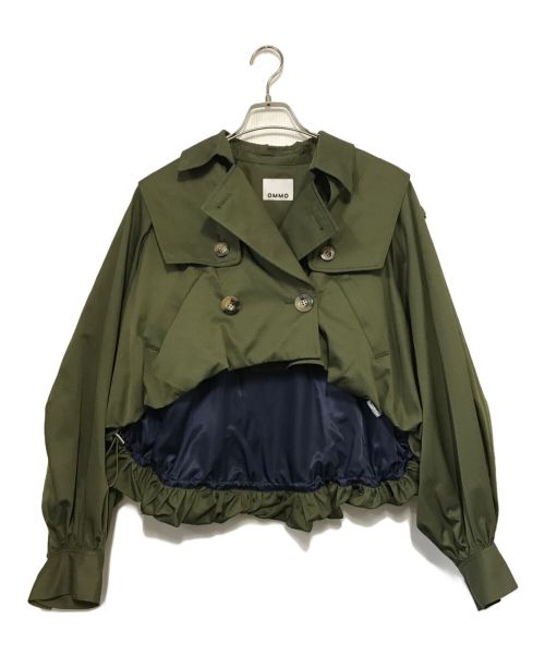 OMMO（オーエムエムオー）OMMO (オーエムエムオー) BALLOON TRENCH BLOUSON カーキ サイズ:Fの古着・服飾アイテム