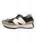 NEW BALANCE (ニューバランス) MS327 BD スニーカー ブラック×ベージュ サイズ:26.5cm：5000円