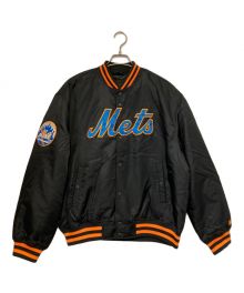 New Era（ニューエラ）の古着「METSワッペンスタジャン」｜ブラック