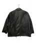 WYM LIDNM (ウィム バイ リドム) ARTIFICIAL GRAIN MILITARY BLOUSON ブラック サイズ:S：6000円