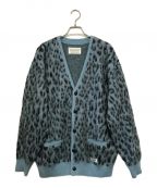 WACKO MARIAワコマリア）の古着「LEOPARD HEAVY MOHAIR CARDIGAN」｜ブルー