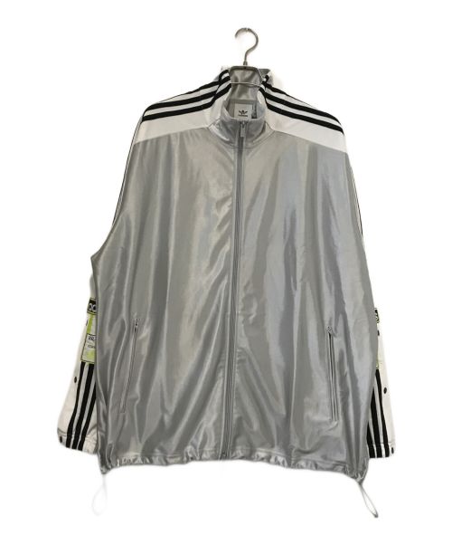 adidas（アディダス）adidas (アディダス) Adilenium シーズン2 メガブレイクジャケット シルバー サイズ:2XLの古着・服飾アイテム