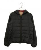 BLUE LABEL CRESTBRIDGEブルーレーベルクレストブリッジ）の古着「REVERSIBLE DOWN HOODIE」｜レッド×ブラック