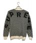 SUPREME (シュプリーム) 20SS Back Logo Sweater Checkerboard ブラック×ホワイト サイズ:S：19000円