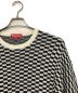 中古・古着 SUPREME (シュプリーム) 20SS Back Logo Sweater Checkerboard ブラック×ホワイト サイズ:S：19000円