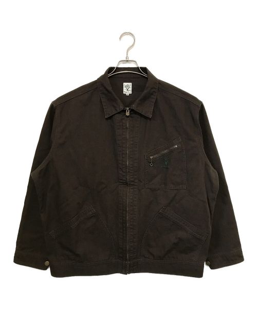 South2 West8（サウスツー ウエストエイト）South2 West8 (サウスツー ウエストエイト) KEBOZ (ケボズ) Work Jacket ブラウン サイズ:XLの古着・服飾アイテム