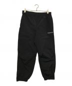 thisisneverthat×UNIVERSAL PRODUCTS.ディスイズネバーザット×ユニバーサルプロダクツ）の古着「21SS EMBROIDERED TRACK PANTS」｜ブラック