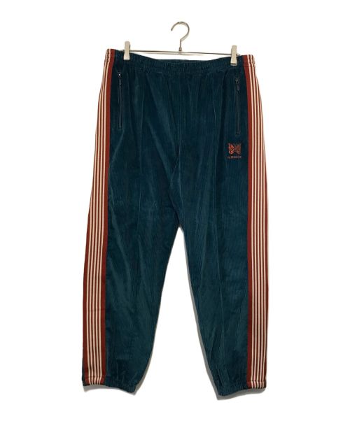 Needles（ニードルズ）Needles (ニードルズ) KEBOZ (ケボズ) 24AW CORDUROY ZIPPED TRACK PANTS ブルー サイズ:Lの古着・服飾アイテム