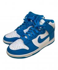 NIKE (ナイキ) DUNK HI RETRO ブルー×ホワイト サイズ:26.5