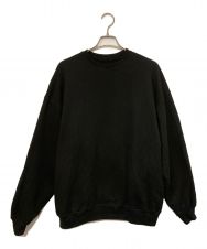 Graphpaper (グラフペーパー) AZUMA Terry Crew Neck Sweat ブラック サイズ:1