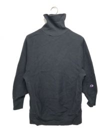 Champion REVERSE WEAVE（チャンピオン リバース ウィーブ）の古着「ハイネックスウェット」｜ブラック