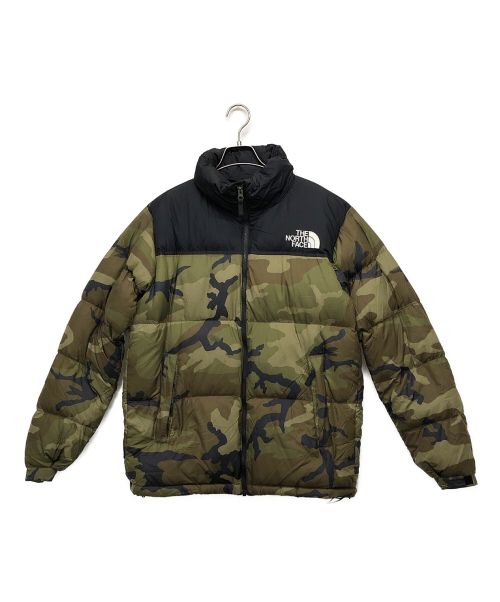 THE NORTH FACE（ザ ノース フェイス）THE NORTH FACE (ザ ノース フェイス) NOVELTY NUPTSE JACKET カーキ サイズ:XLの古着・服飾アイテム